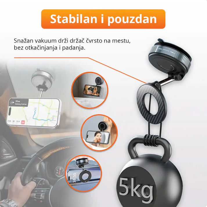 MagGrip magnetni vakuumski držač za telefon