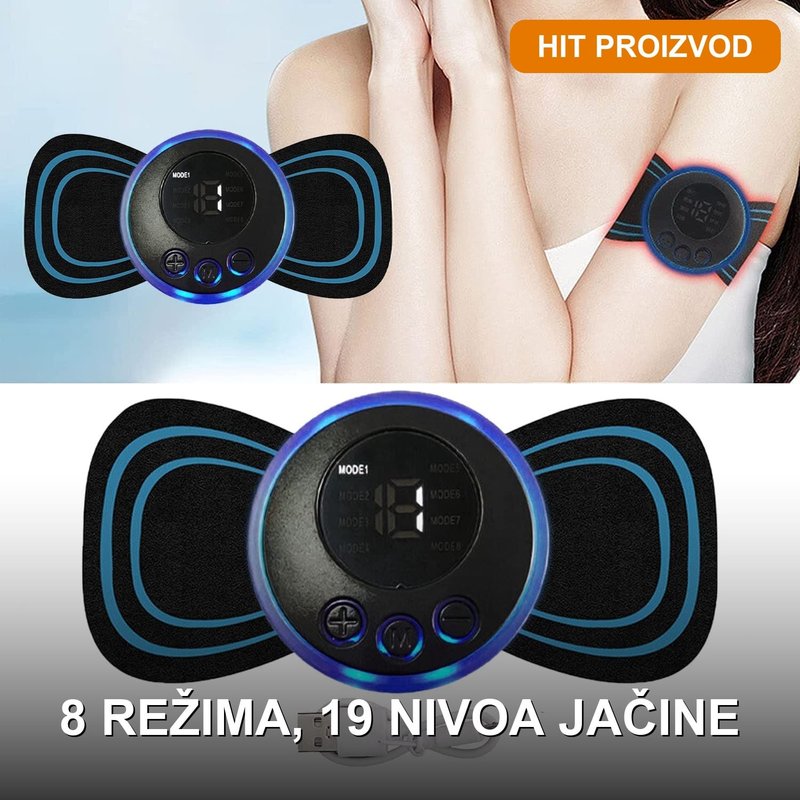 EMS Leptir masažer za tijelo (1 + 1 GRATIS)